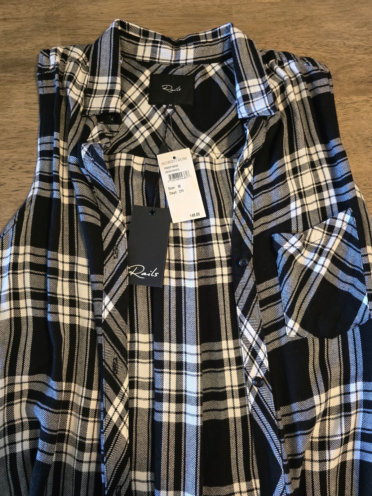 Button up sleeveless shirt