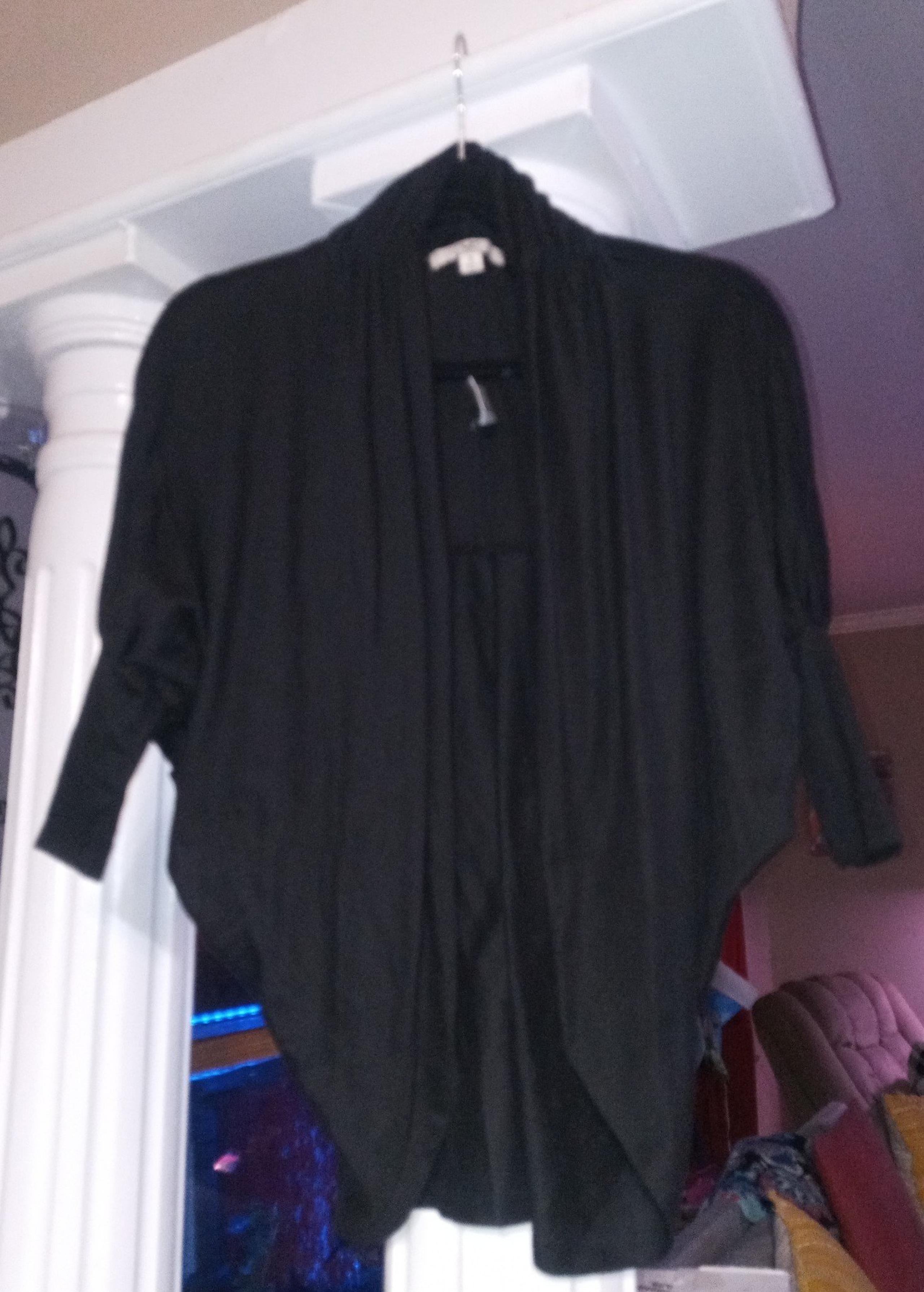 Women's Small Ya Los Angeles Black Cardigan