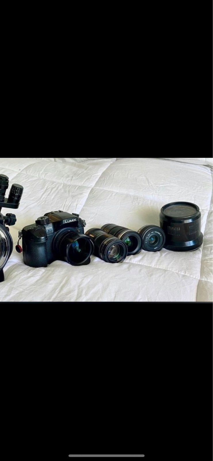 gh4 lumix lenses used