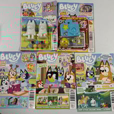Set of 5 Bluey Magazines from Australia