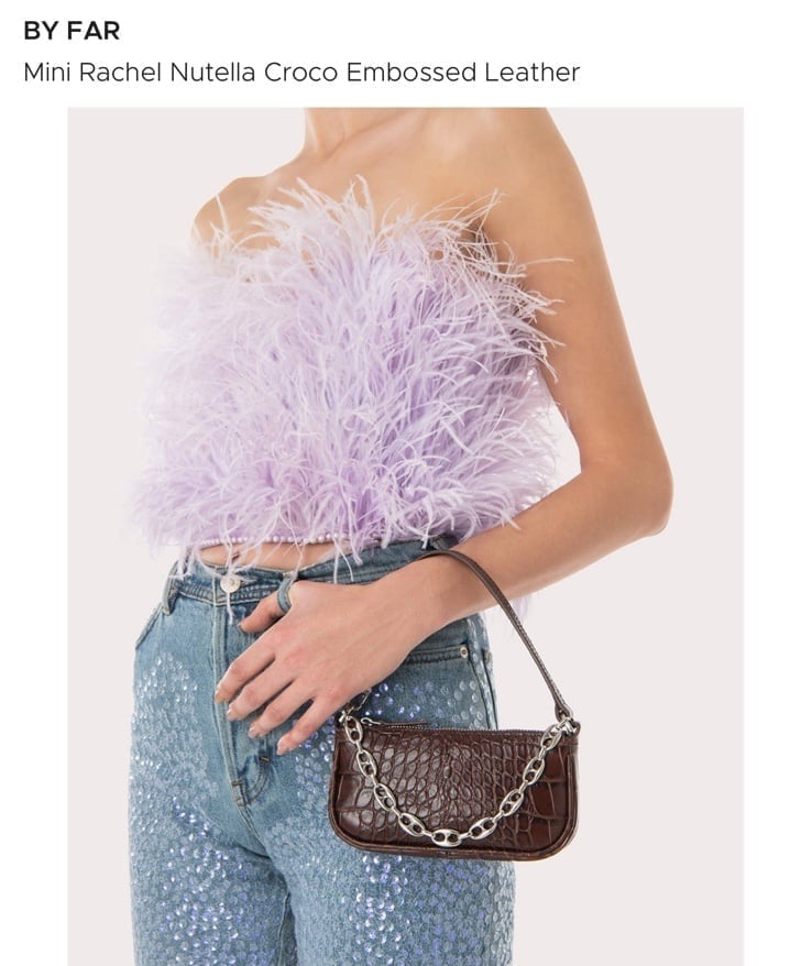 BY FAR Mini Rachel bag