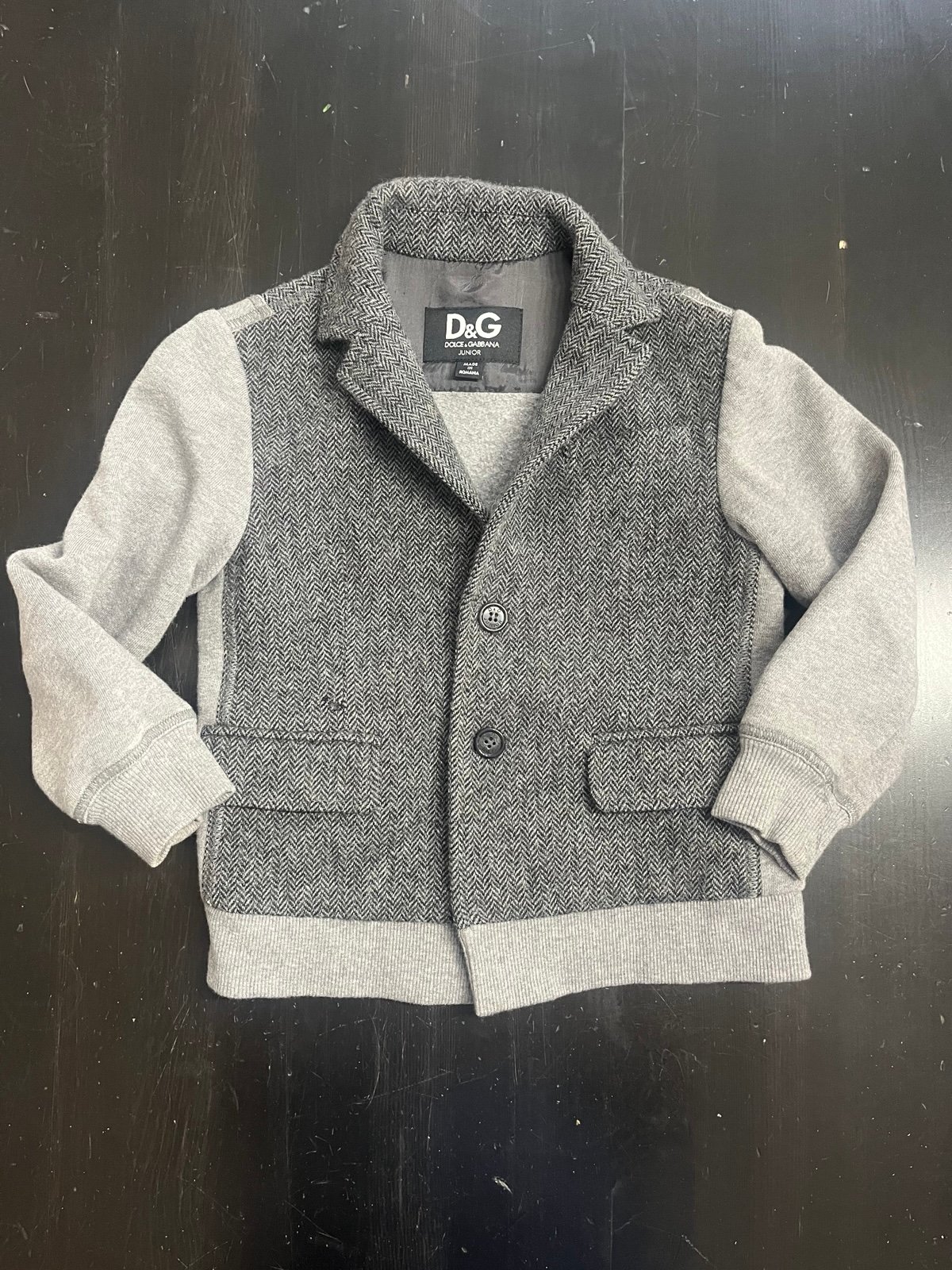 Size 4 Dolce & Gabbana Knit Sweatshirt/Blazer