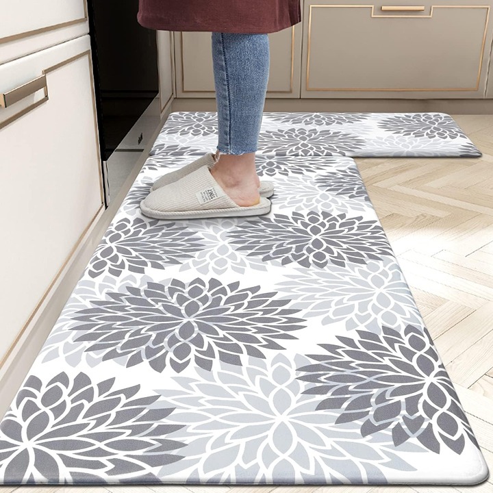 Anti Fatigue Kitchen Rug Sets 2 Piece Non Slip Kitchen Mats for Floor