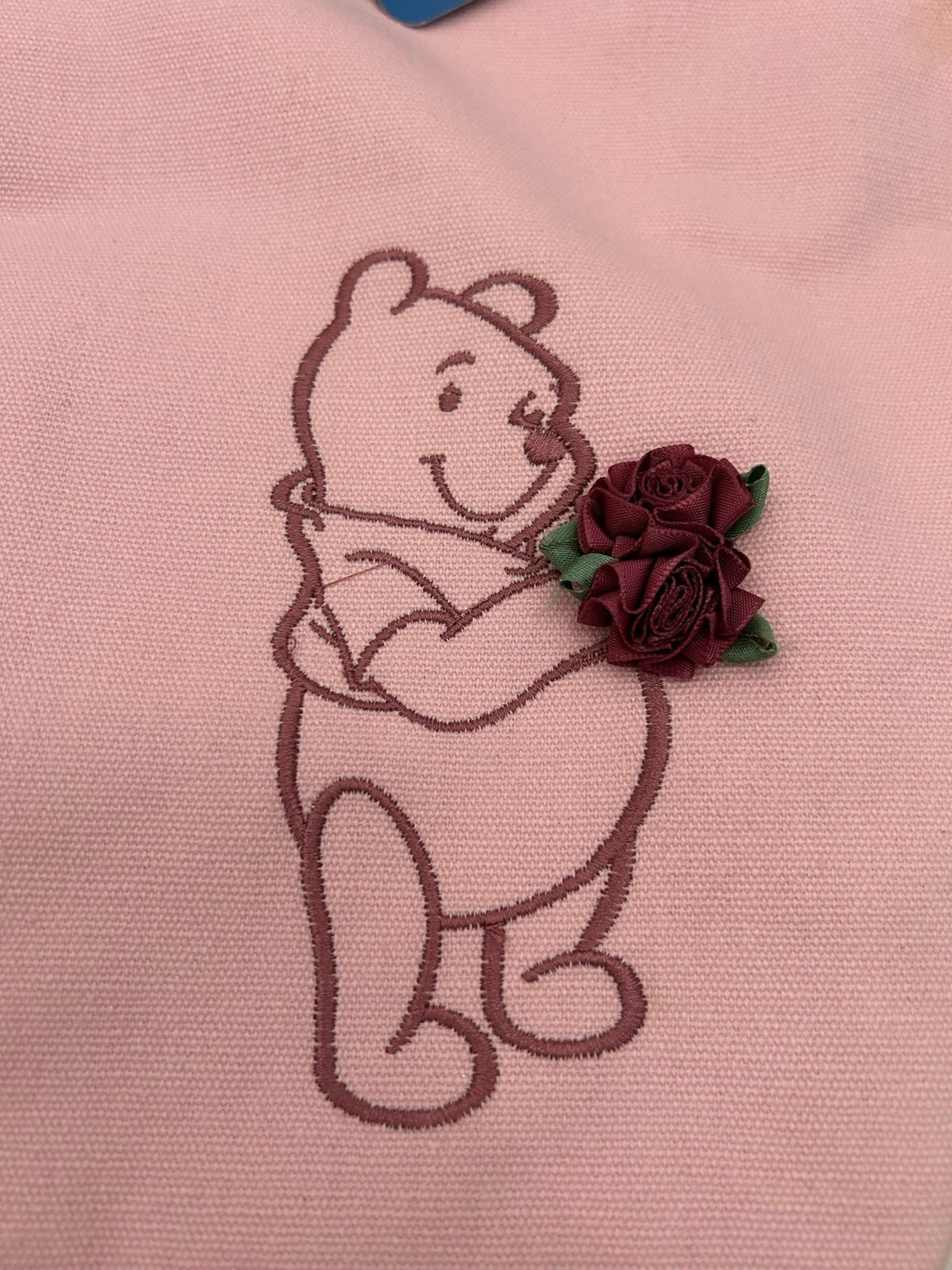 Winnie the Pooh Pink Embroidered Purse NWT