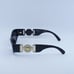 New Versace VE4480U GB1/87 Sunglasses - Black Frame, Dark Grey Lenses