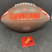 Cleveland Browns autographed football