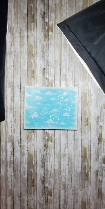 Winnie The Pooh Painting II Winnie In The Sky ll Winnie Art
