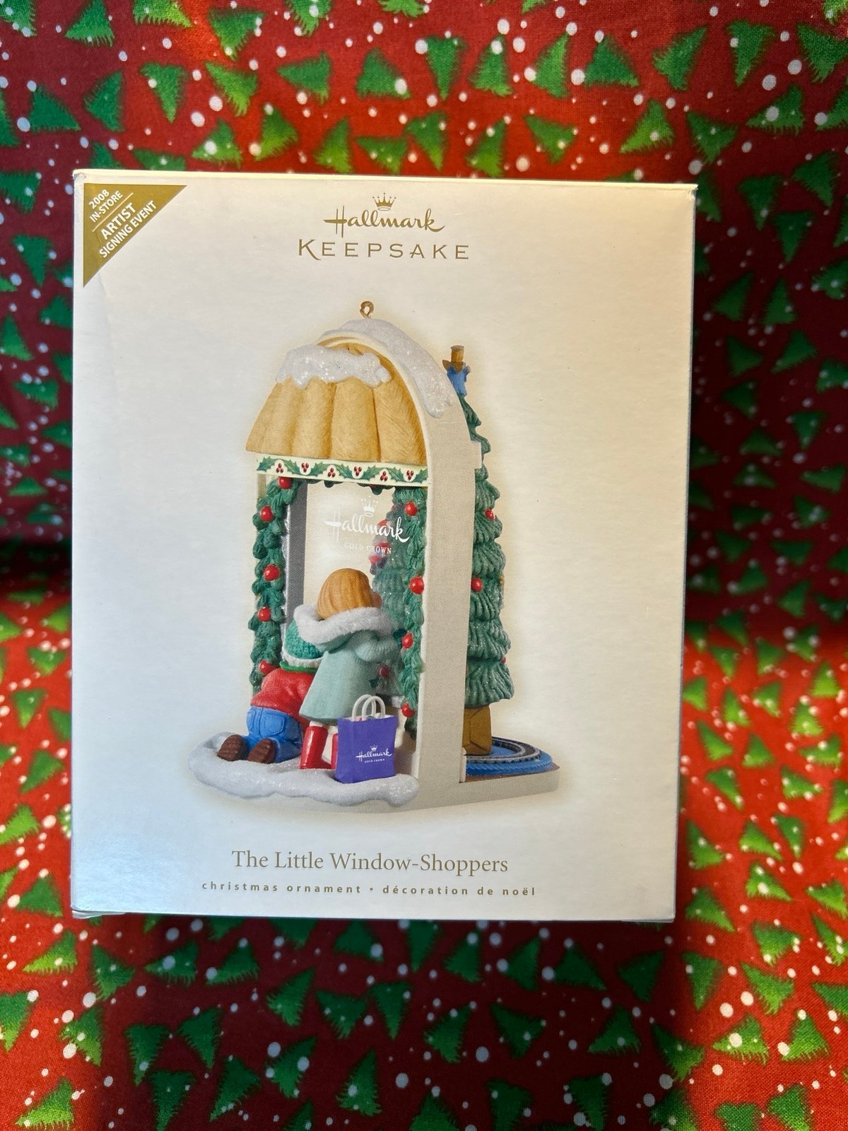 2008 Hallmark Keepsake Ornament - Studio Edition -Event - Little Window Shoppers