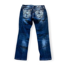 Miss Me JE8664C Signature Stretch Cropped Jeans Size 27