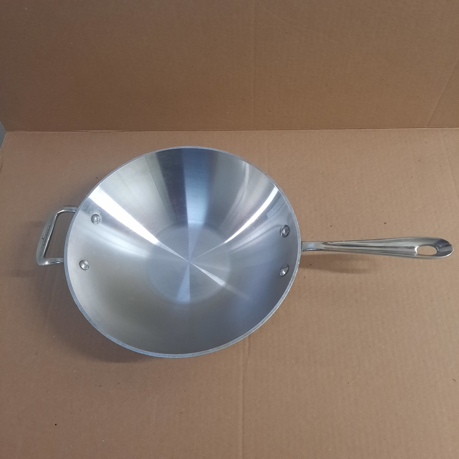 all-clad stainless steel master chef 10 inch wok