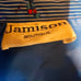 Vintage 70's Jamison Boutique Royal Blue Pinstriped Red floral Cottage Dress M