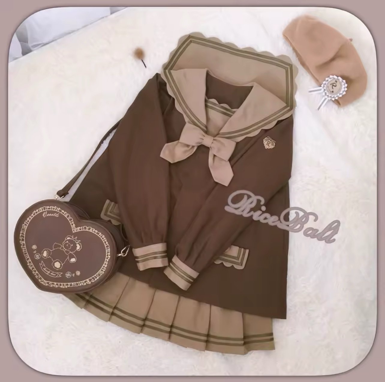 Chocolate Japanese School Uniform Cosplay