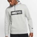 Nike F.C. Pullover Fleece Soccer Hoodie Sweatshirt Gray