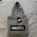 Nike F.C. Pullover Fleece Soccer Hoodie Sweatshirt Gray