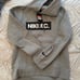 Nike F.C. Pullover Fleece Soccer Hoodie Sweatshirt Gray