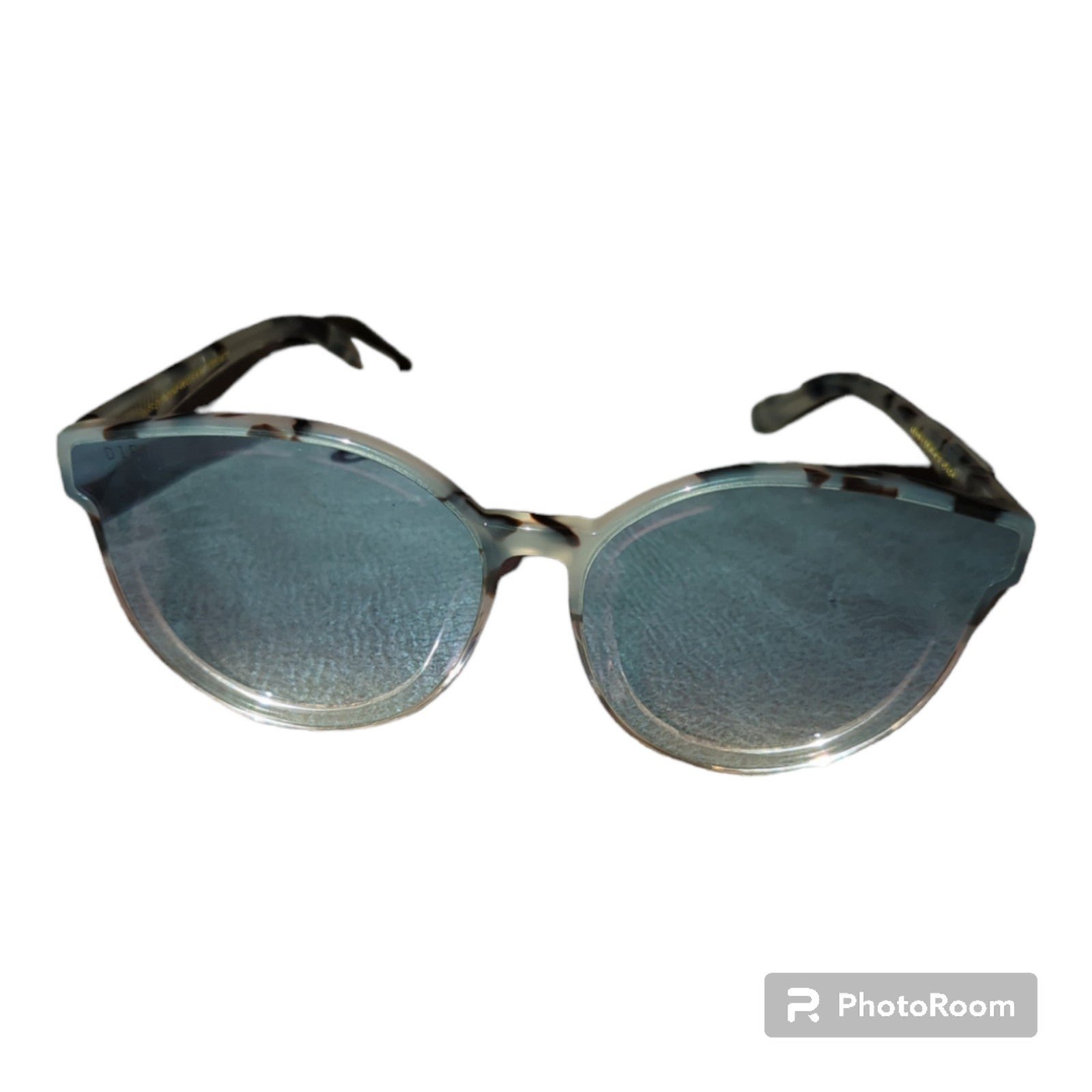 Gemma Round Glasses Diff eyeswear 100% UV protection sandstone grey color
