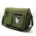 Butterfly Embroidered Laptop Messenger Bag