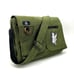 Butterfly Embroidered Laptop Messenger Bag