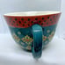 NEW Pioneer Woman Ceramic Batter Mixing Bowl W/Handle Vintage Geo Pattern Green