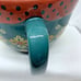 NEW Pioneer Woman Ceramic Batter Mixing Bowl W/Handle Vintage Geo Pattern Green