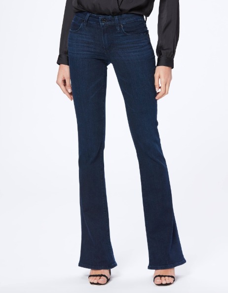 PAIGE flare petitie denim jeans size 26