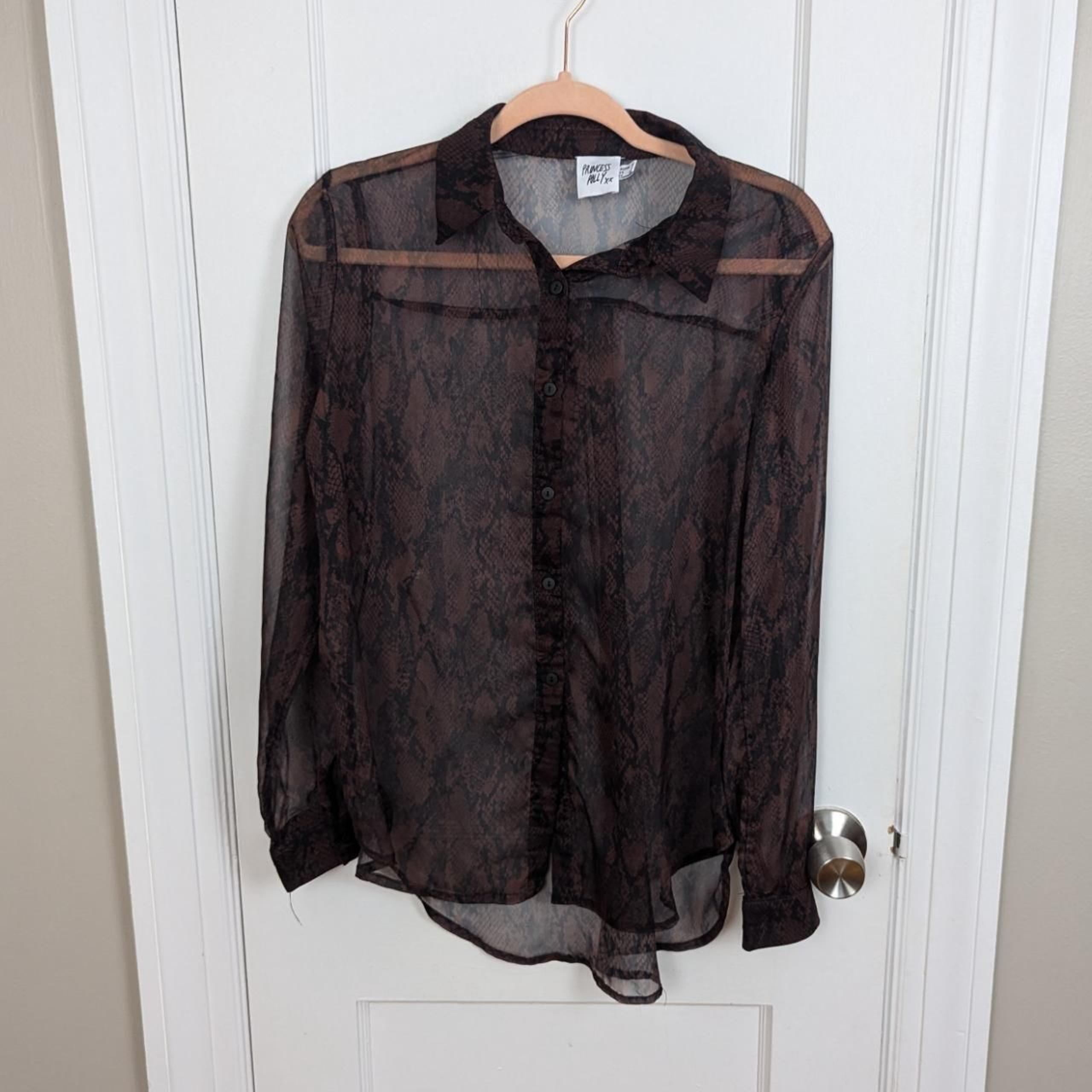 Princess-polly Women's Brown Blouse