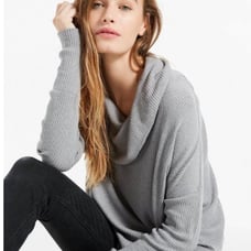 NWT Lucky brand Tulip Hem Pullover L