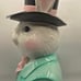 Easter Bunny Rabbit Bust Tophat Tails Decor 20 XL