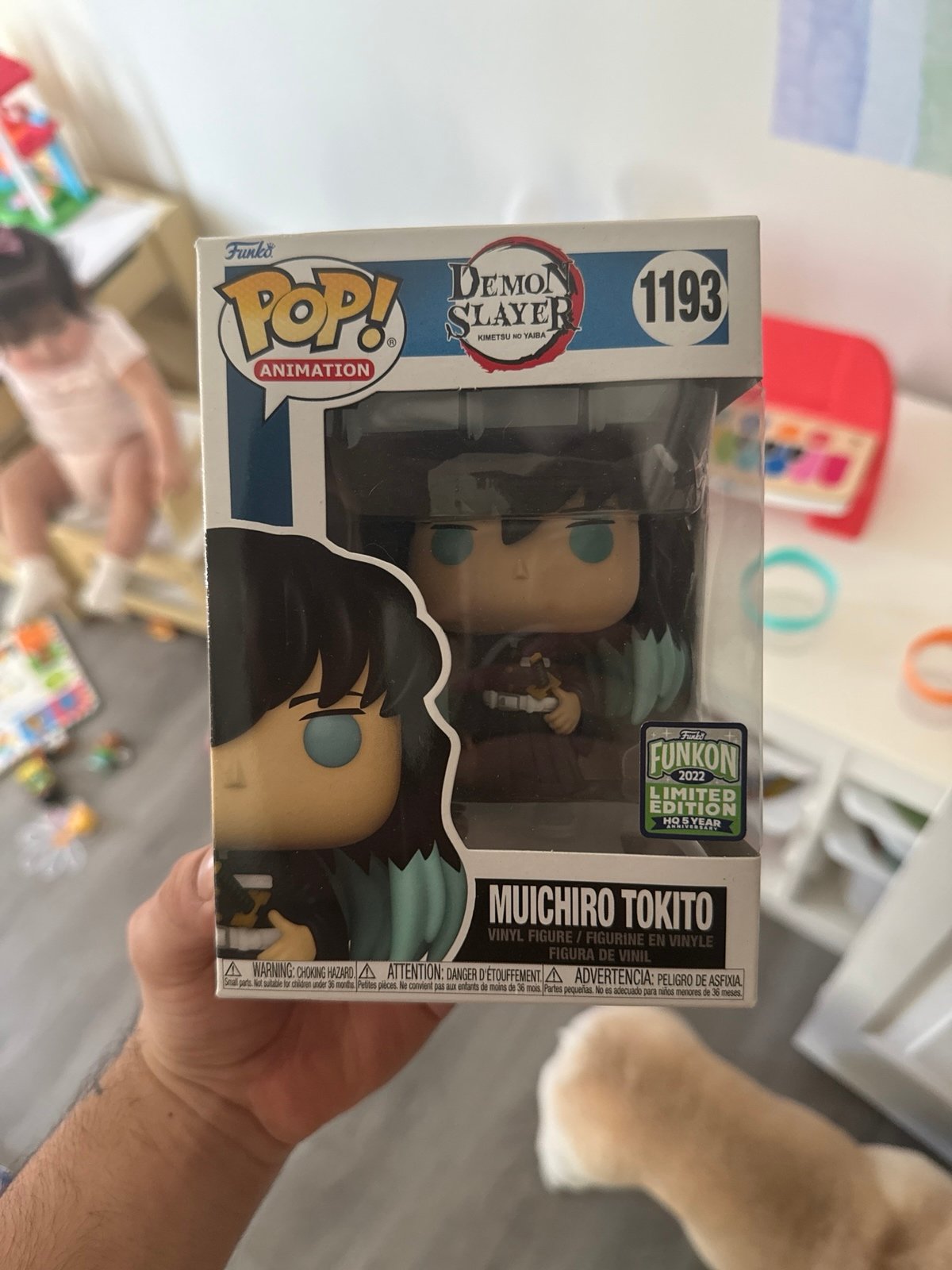 Muichiro Tokito Funko 1193 Funkon 2022 HQ Con Sticker