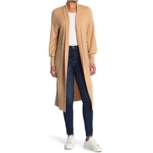 NWTs AFRM Camel Shaylee Long Cardigan Duster