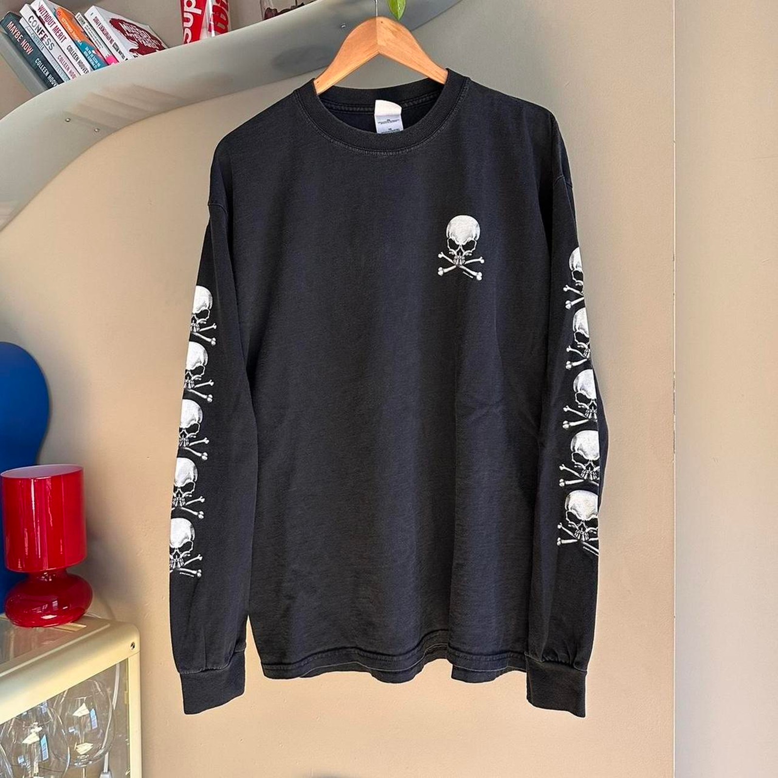 Vintage Skulls Long Sleeve Shirt