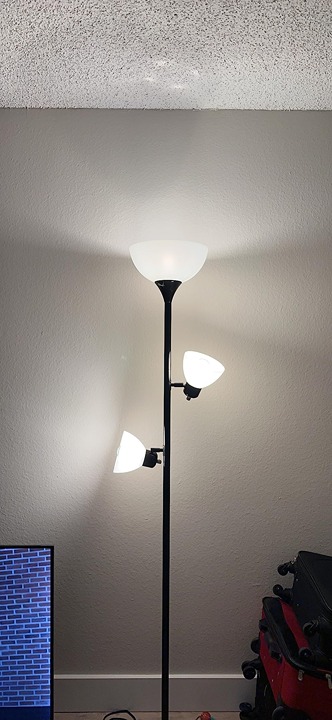 Morden Tall Lamps for Living Room, Bedroom, Office, 3 Bulbs Included