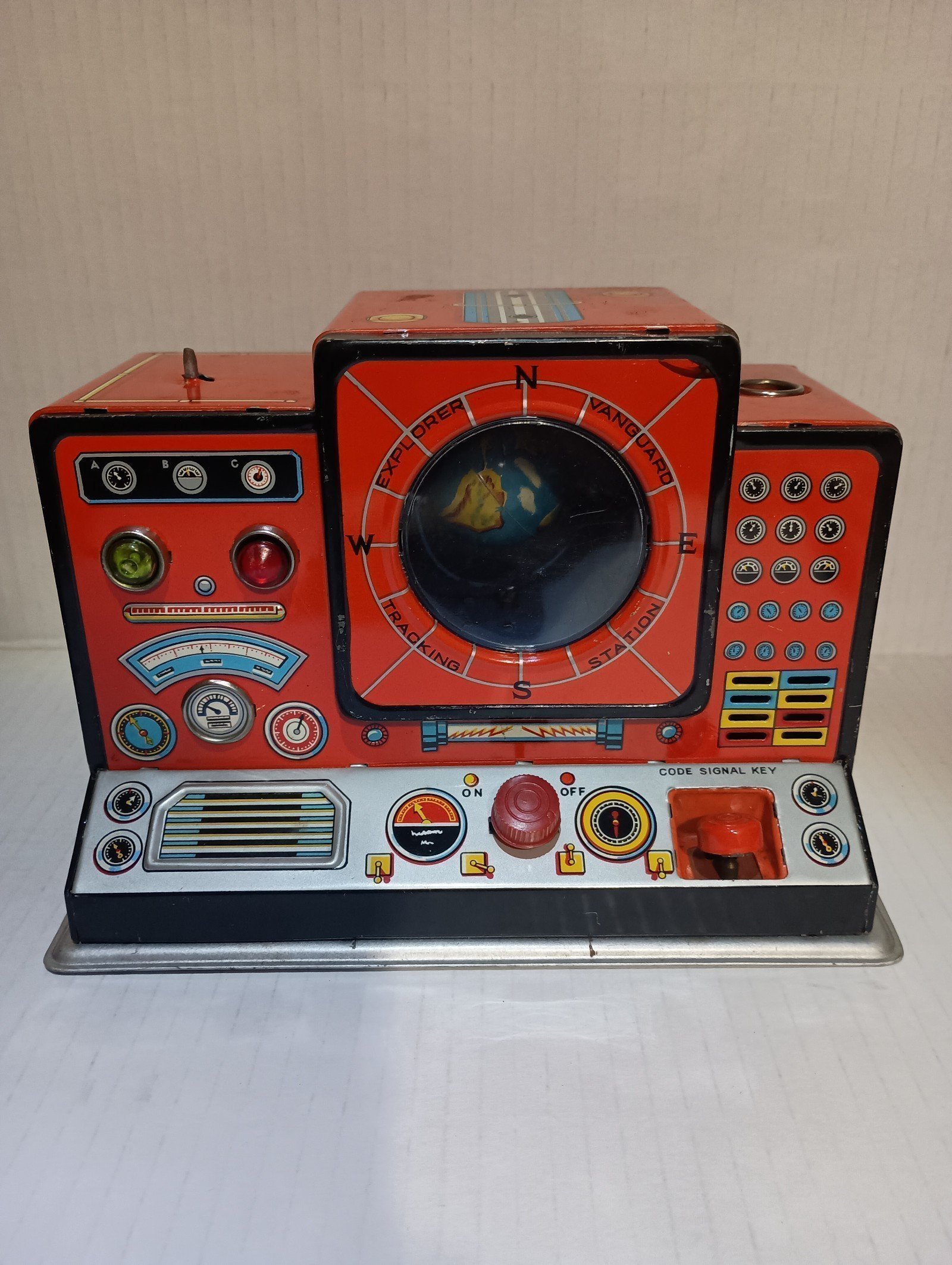 Vintage 1958 Very Rare Space Tin Toy by Structoys made in Japan
