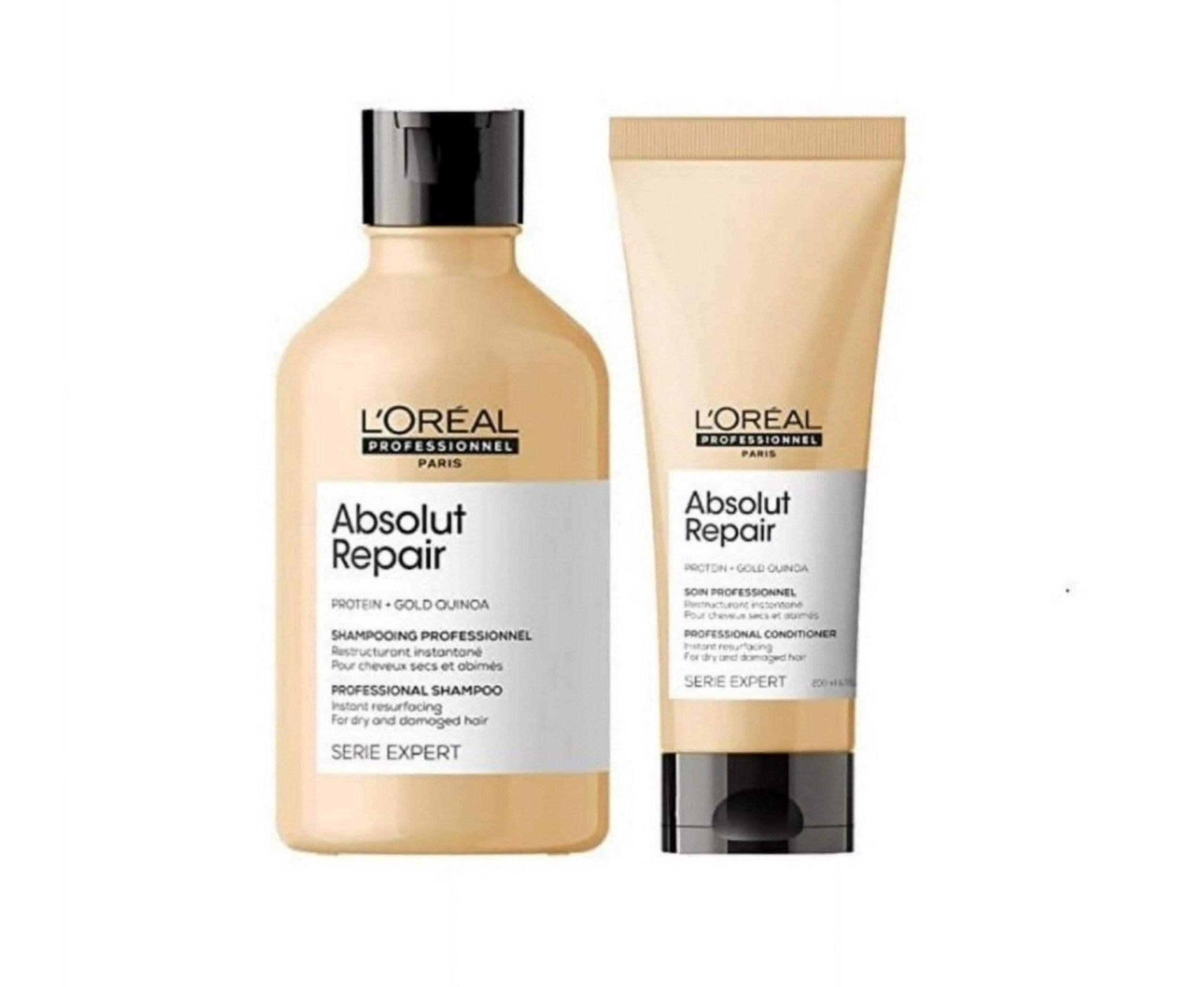 Loreal Serie Expert Absolut Repair Gold Shampoo 10.1 oz  &  Conditioner 6.7oz