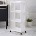 3-Tier And 4-Tier Plastic Multifunctional Shelf, Office Shelf,