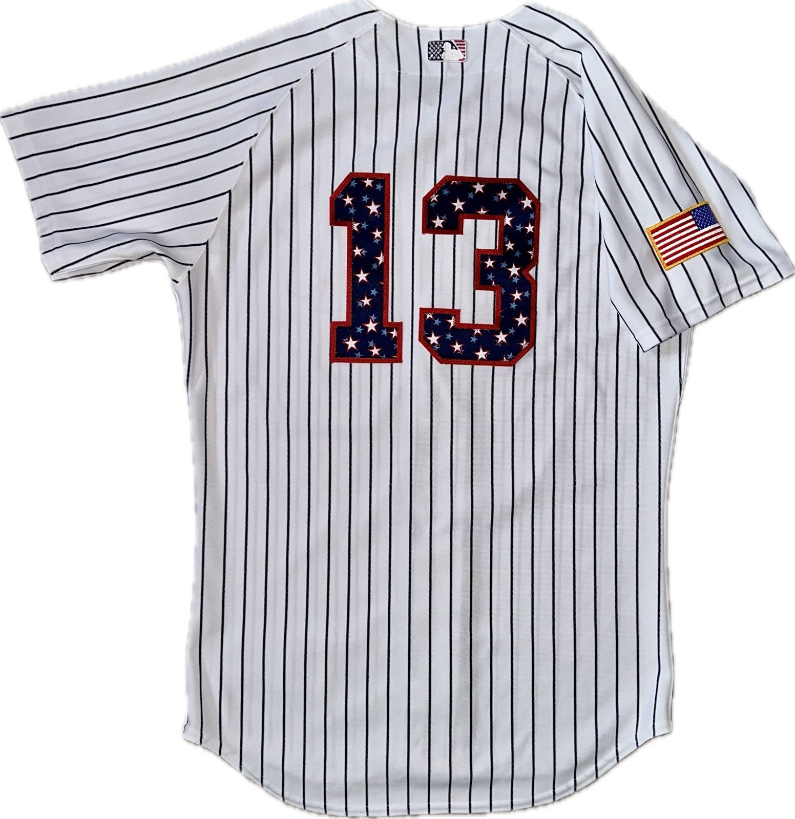 Rare Authentic Majestic Alex Rodriguez New York Yankees July 4th Jersey Size 44