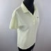 LACOSTE Yellow Pique Cotton Short Sleeve Polo Shirt Top Preppy Women's 6 FRANCE