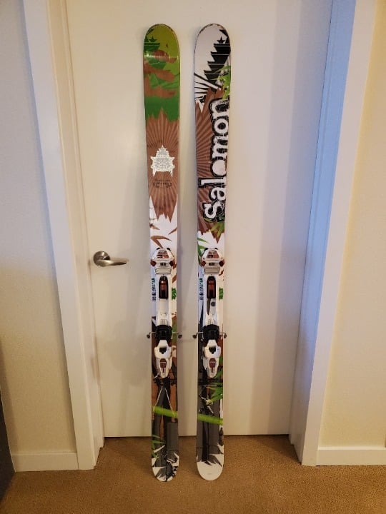 Salomon Skis 182 (Shoguns) & Marker Duke Bindings