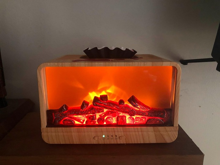Wax Melt Warmer Electric Melter - Electric Flame Fireplace Wax Burner