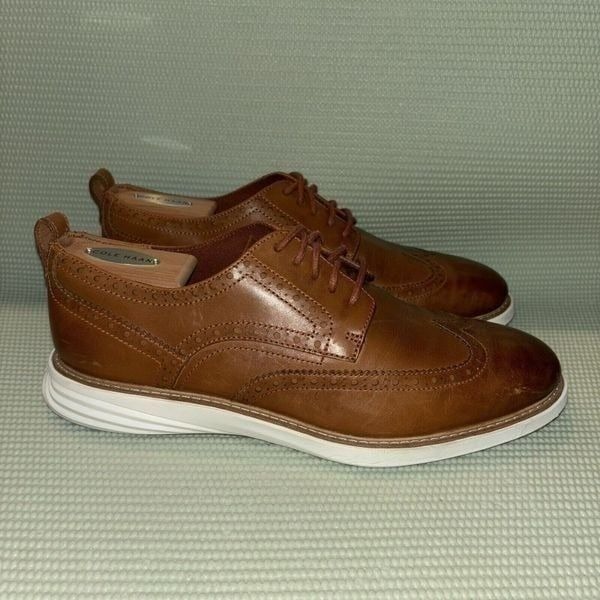 Cole Haan GrandEvølution Wingtip Oxford Men’s Size 9.5M British Tan Style C26930