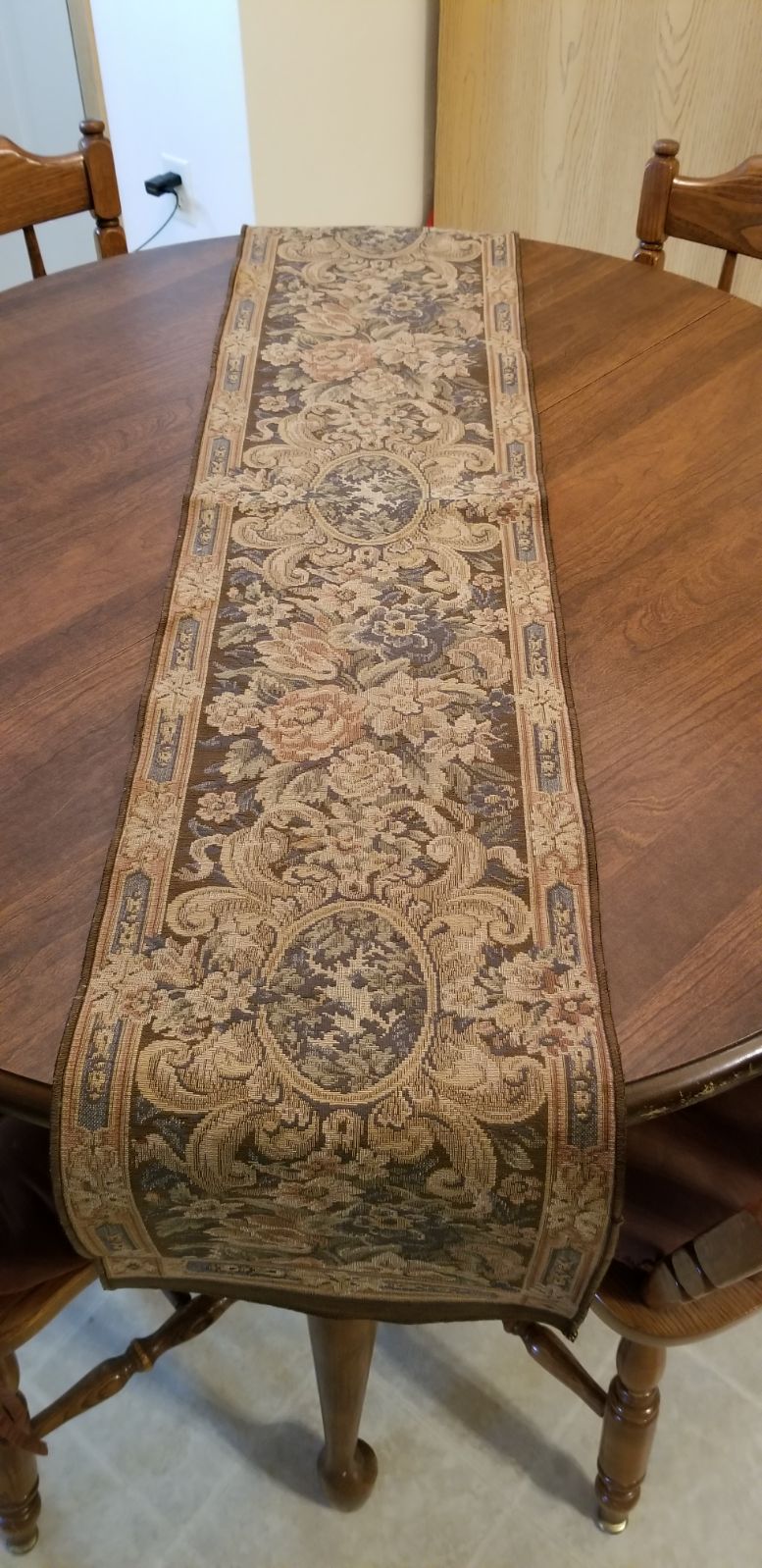 Vintage Fall Table Runner 64 × 12
