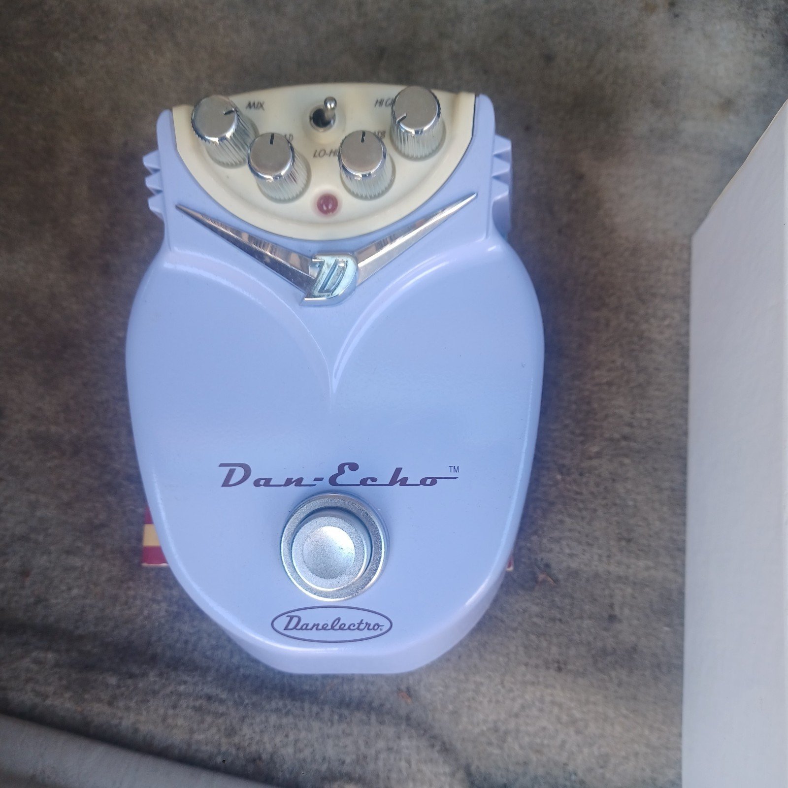 Danelectro Dan-Echo Guitar Effect Pedal, Delay/Echo