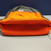 Projekt Klark Unisex Backpack Orange Gray Padded Shoulder Straps Water Resistant