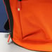Projekt Klark Unisex Backpack Orange Gray Padded Shoulder Straps Water Resistant