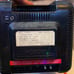 Old vintage antique black and white portable television