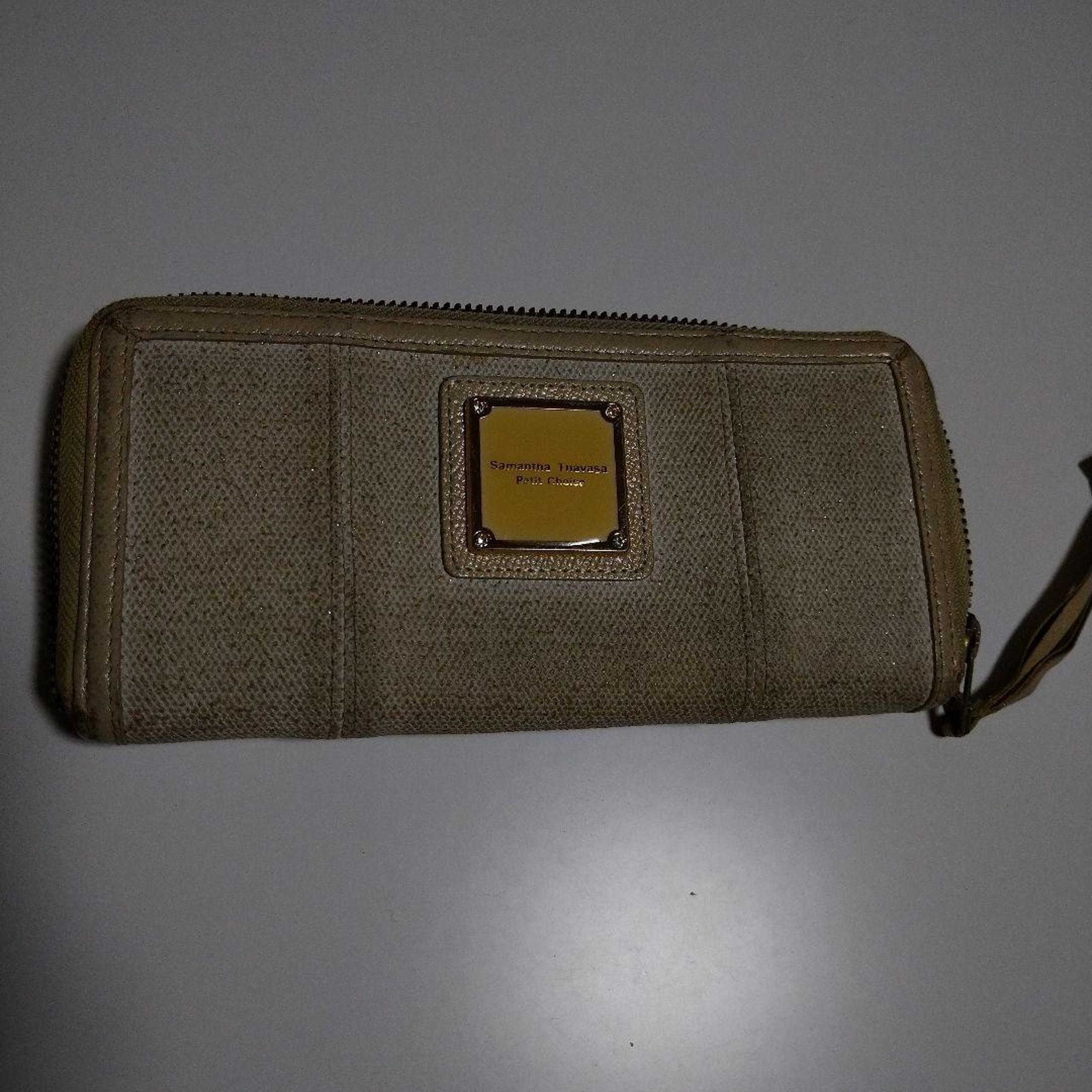 Samantha Thavasa Petit Choice Long Wallet Beige