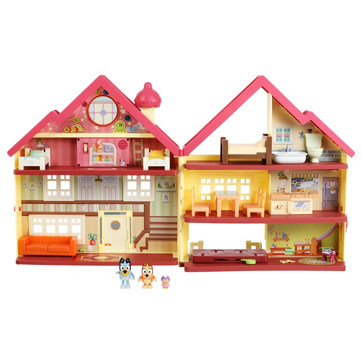 Bluey, Ultimate Lights & Sounds Playhouse with Figures and Accessories, Preschoo