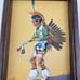Indian Dancer at Heard Fair Signature by Dorothy Felton Cook Painting Framed