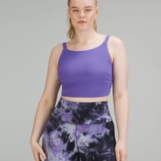 Lululemon Ribbed Back-Twist Yoga Bra *Light Support, C/D Cup Size 8