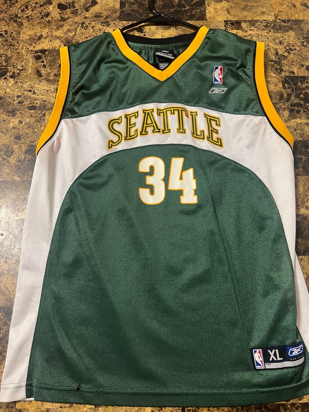 RAY ALLEN SEATTLE SUPERSONICS JERSEY